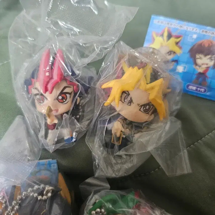 [BUNJANG] Yu-Gi-Oh! Deformation Figure Keyring Set (4 Types) / 유희왕 데프르메 피규어 키링 4종 세트