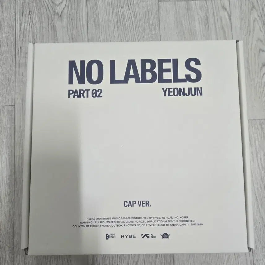 [BUNJANG] TXT Yeonjun NO LABELS PART 02 Ice Cream Hat Bundle Set (Excluding Photocard) / 투바투 연준 NO LABELS PART 02 모자반 양도(포카 제외)