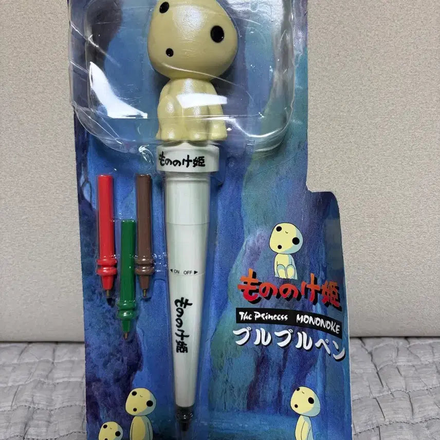 [BUNJANG] Studio Ghibli Princess Mononoke Kodama Ballpoint Pen / 지브리 모노노케 히메 고다마 볼펜(+모노노케히메 트럼프 카드 무료증정)