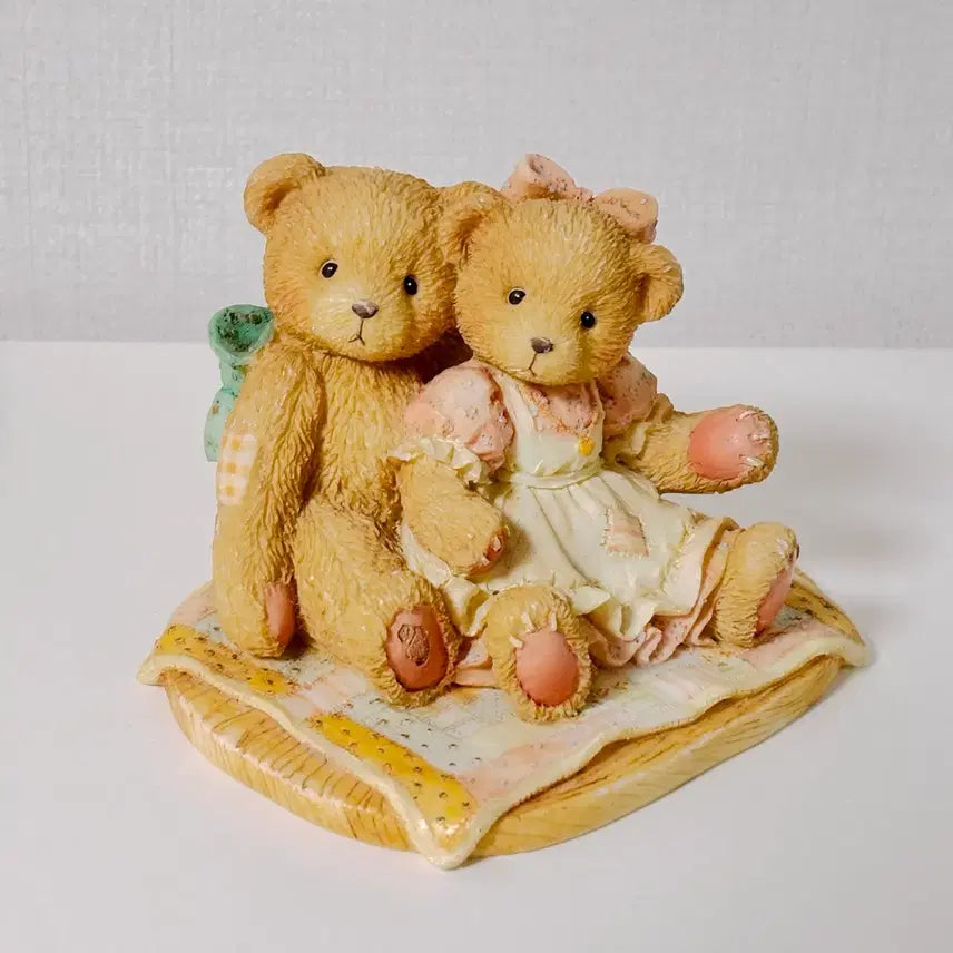 [BUNJANG] Cherished Teddies Figurine Teddy Bear Interior Decor / 체리쉬드 테디즈 피겨린 빈티지소품 테디베어 곰돌이 장식 인테리어