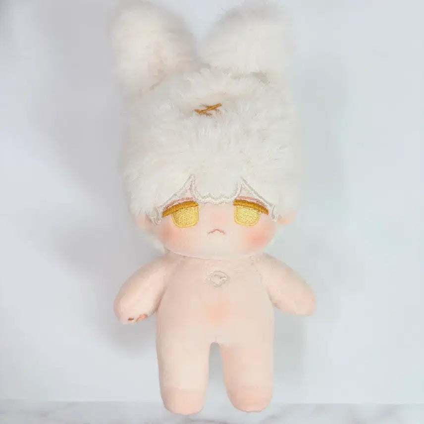 [BUNJANG] 10cm Un-Sourced Rabbit Fur Mashi Cotton Doll / 10cm 무속성 토끼털 마시 솜인형