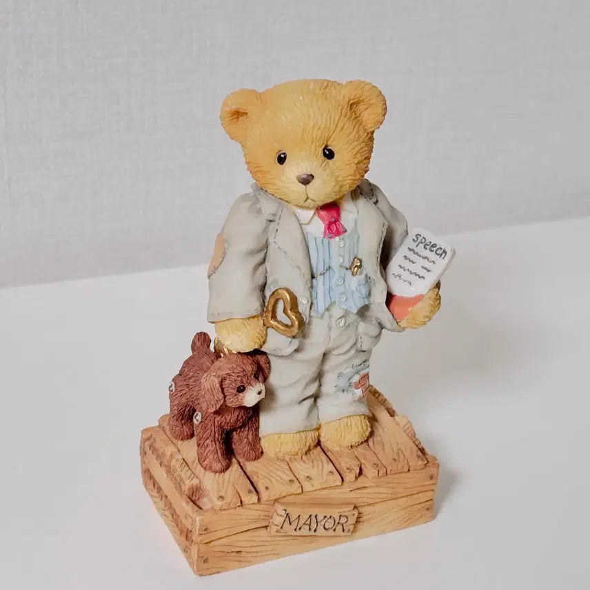 [BUNJANG] Cherished Teddies Figurine - Vintage Teddy Bear Ornament / 체리쉬드 테디즈 피겨린 빈티지소품 테디베어 곰돌이 장식 인테리어