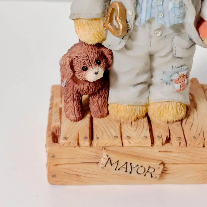 [BUNJANG] Cherished Teddies Figurine - Vintage Teddy Bear Ornament / 체리쉬드 테디즈 피겨린 빈티지소품 테디베어 곰돌이 장식 인테리어