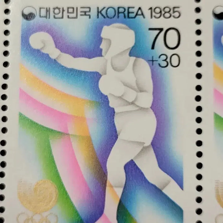 [BUNJANG] 1985 Seoul Olympics Commemorative Stamp Plate &