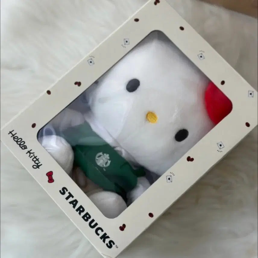 [BUNJANG] Starbucks x Hello Kitty Collaboration Plush Toy with Box / 스타벅스 키티 [박스 있음]