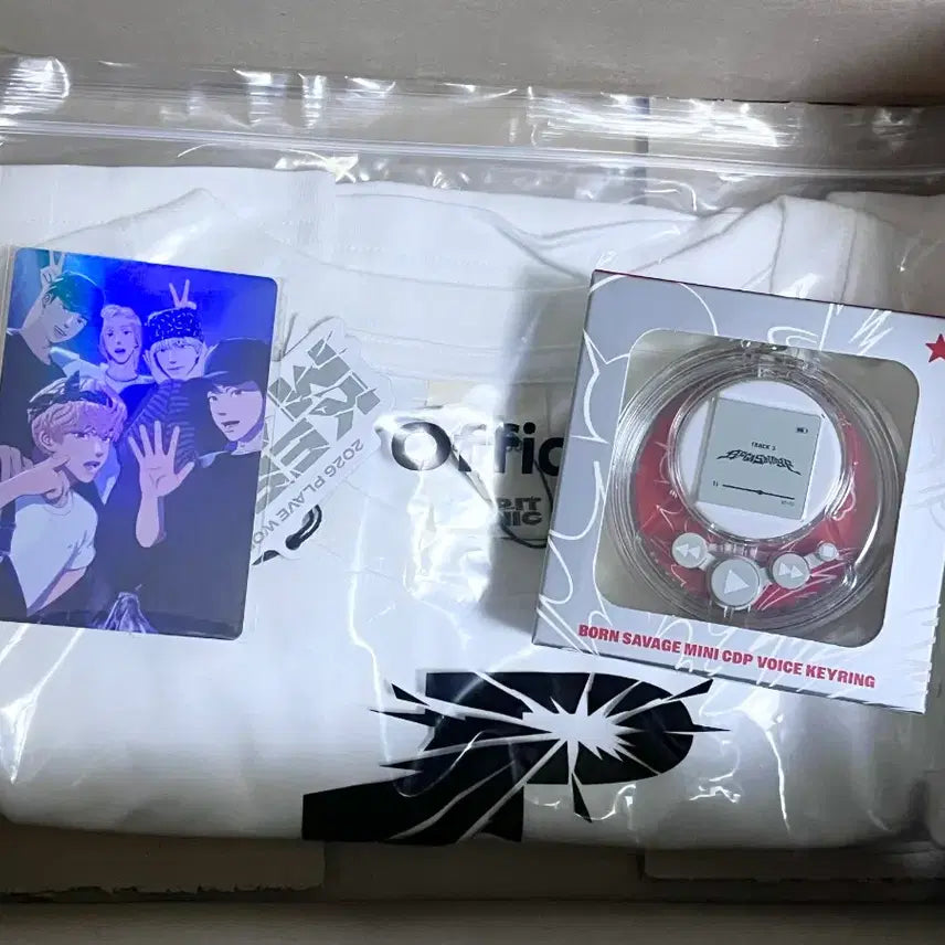 [BUNJANG] PLAVE Tour Merchandise T-shirt Voice Keyring Bundle Set / 플레이브 투어 md 굿즈 티셔츠 보이스 키링 일괄