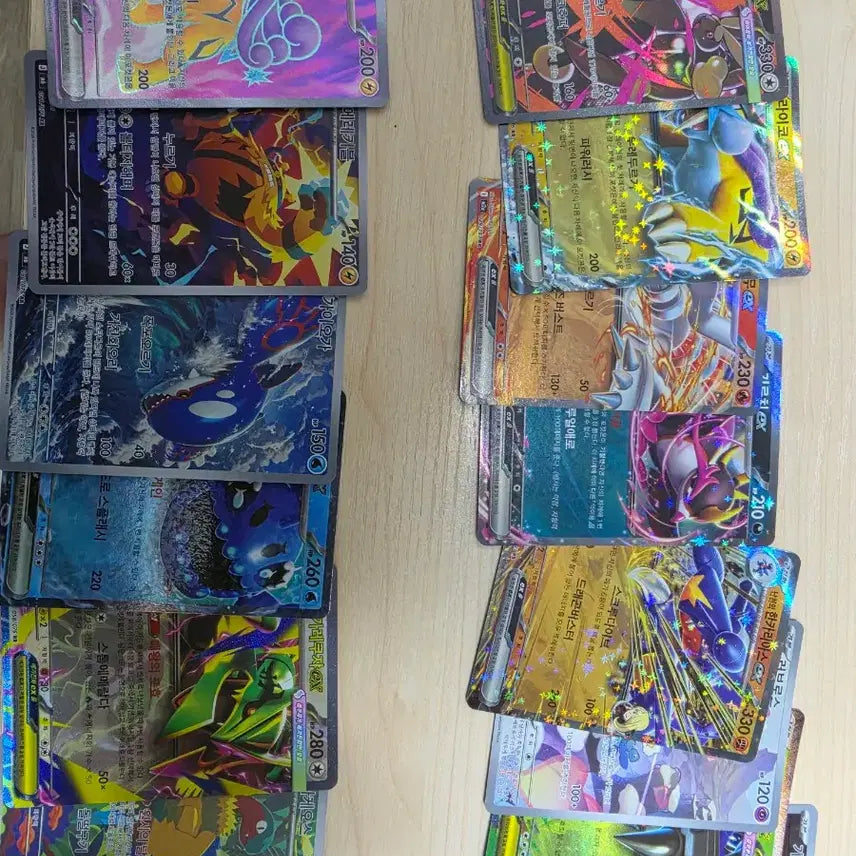 [BUNJANG] Greninja SAR Korean Set Pokemon Cards / [급처] 포켓몬카드 개굴닌자 SAR 한글 포함 세트 판매
