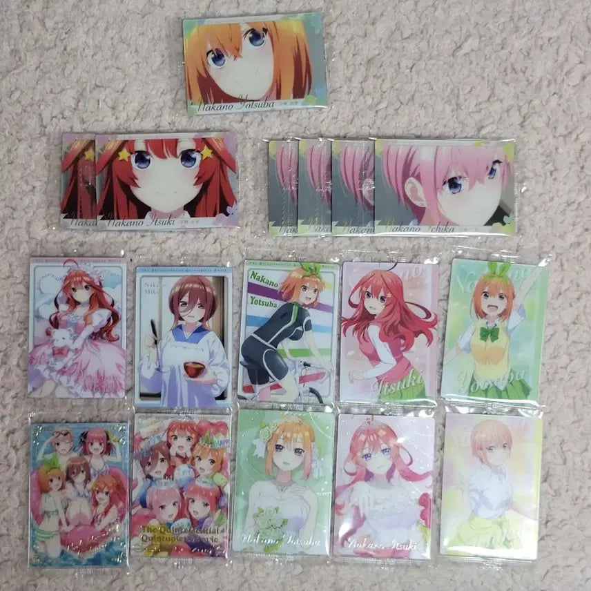 [BUNJANG] The Quintessential Quintuplets Wafer Card Bundle Set / 오등분의신부 웨하스 카드