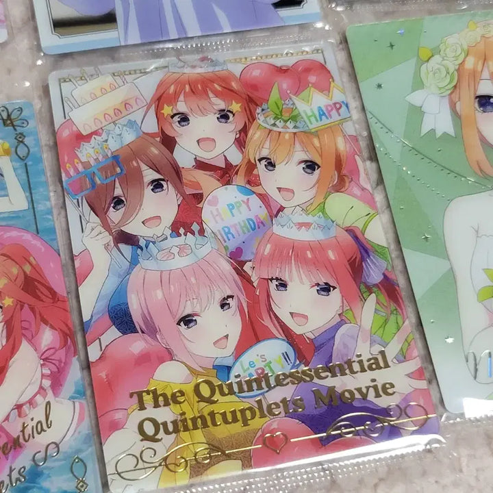 [BUNJANG] The Quintessential Quintuplets Wafer Card Bundle Set / 오등분의신부 웨하스 카드