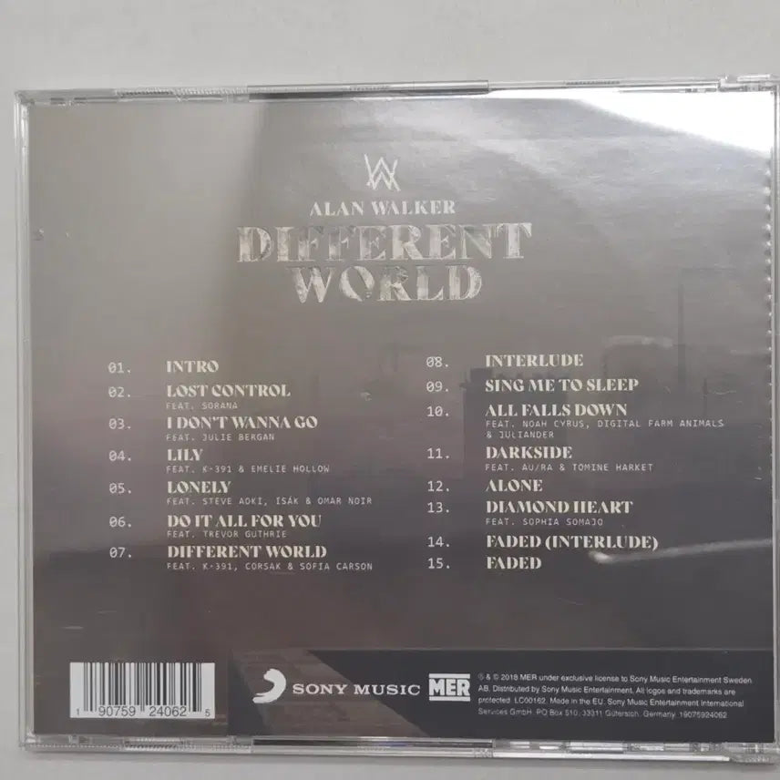 [BUNJANG] Allen Walker CD / 알렌워커 cd