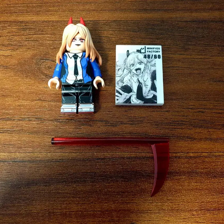 [BUNJANG] Chainsaw Man Power Custom Lego Figure / 체인소맨 파워 레고커스텀