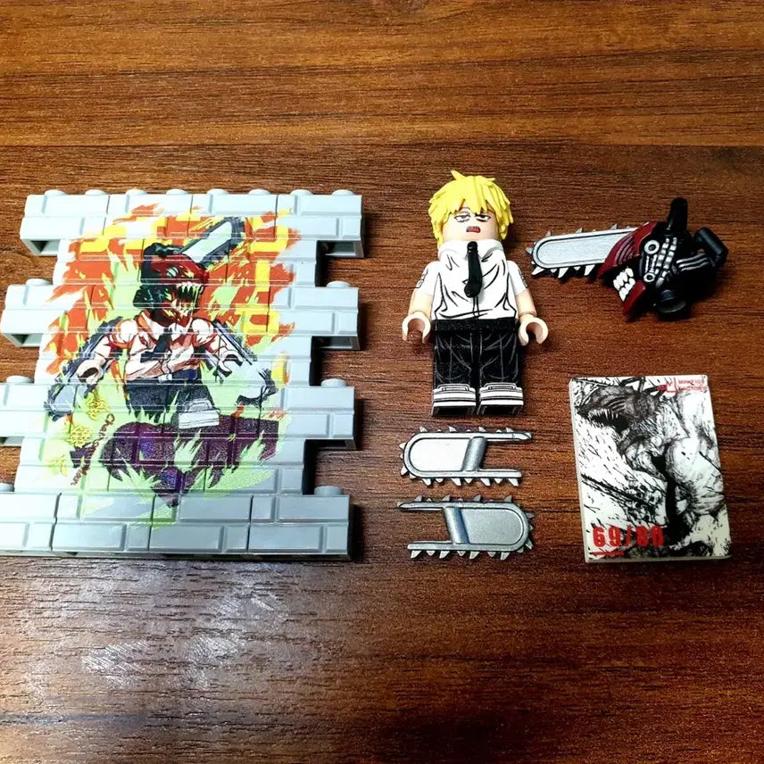 [BUNJANG] Chainsaw Man Custom Lego Display / 체인소맨 레고커스텀