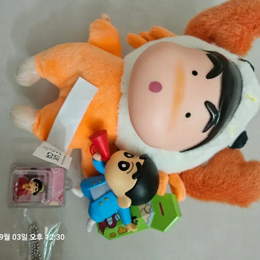 [BUNJANG] Crayon Shin-chan Plush Keychain / 짱구는 못말려 인형 키링