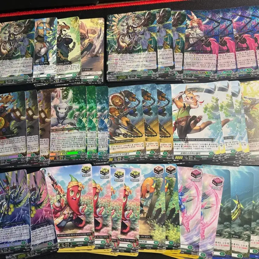 [BUNJANG] Cardfight!! Vanguard D Regulus, Sky Ruler Card Bundle / 카드파이트 뱅가드D 레글레너스,스카이룰러 카드 일괄로 팝니다