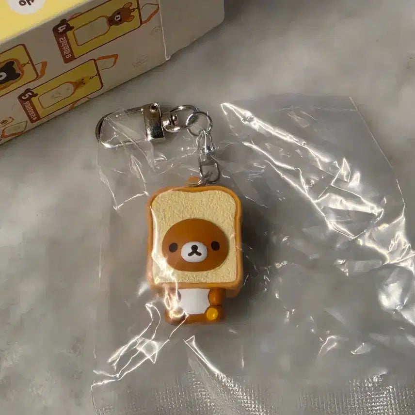 [BUNJANG] Rilakkuma Bread Keychain (Mint Condition) / 흠집없음)리락쿠마키링 cgv리락쿠마 식빵키링 리락쿠마식빵키링 리락쿠마식빵