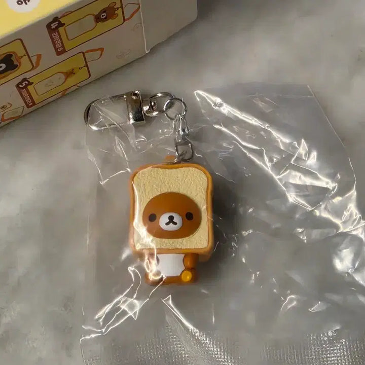 [BUNJANG] Rilakkuma Bread Keychain (Mint Condition) / 흠집없음)리락쿠마키링 cgv리락쿠마 식빵키링 리락쿠마식빵키링 리락쿠마식빵