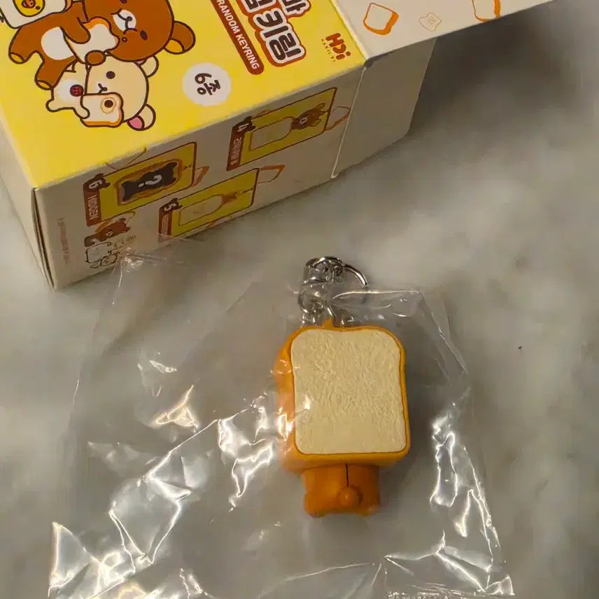 [BUNJANG] Rilakkuma Bread Keychain (Mint Condition) / 흠집없음)리락쿠마키링 cgv리락쿠마 식빵키링 리락쿠마식빵키링 리락쿠마식빵