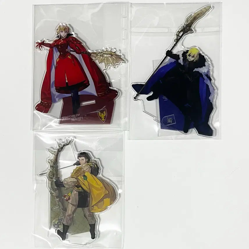 [BUNJANG] Fire Emblem: Three Houses Edelgard Dimitri Claude Acrylic Standee Bundle Set / 파이어 엠블렘 파엠 풍화설월 풍설 아크릴 스탠드