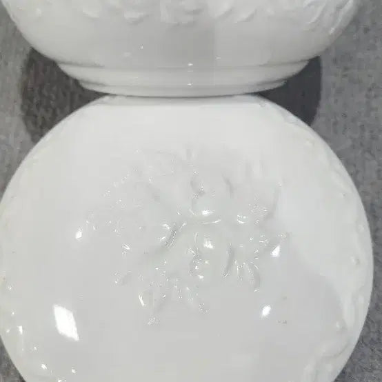 [BUNJANG] Yinyang Engraved Ceramic Box and Bowl Set / 음양각 도자기 합 주발세트