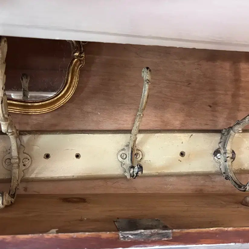 [BUNJANG] Vintage Cream Hook Rack / 영국빈티지 크림 훅