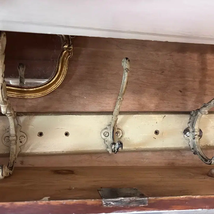[BUNJANG] Vintage Cream Hook Rack / 영국빈티지 크림 훅