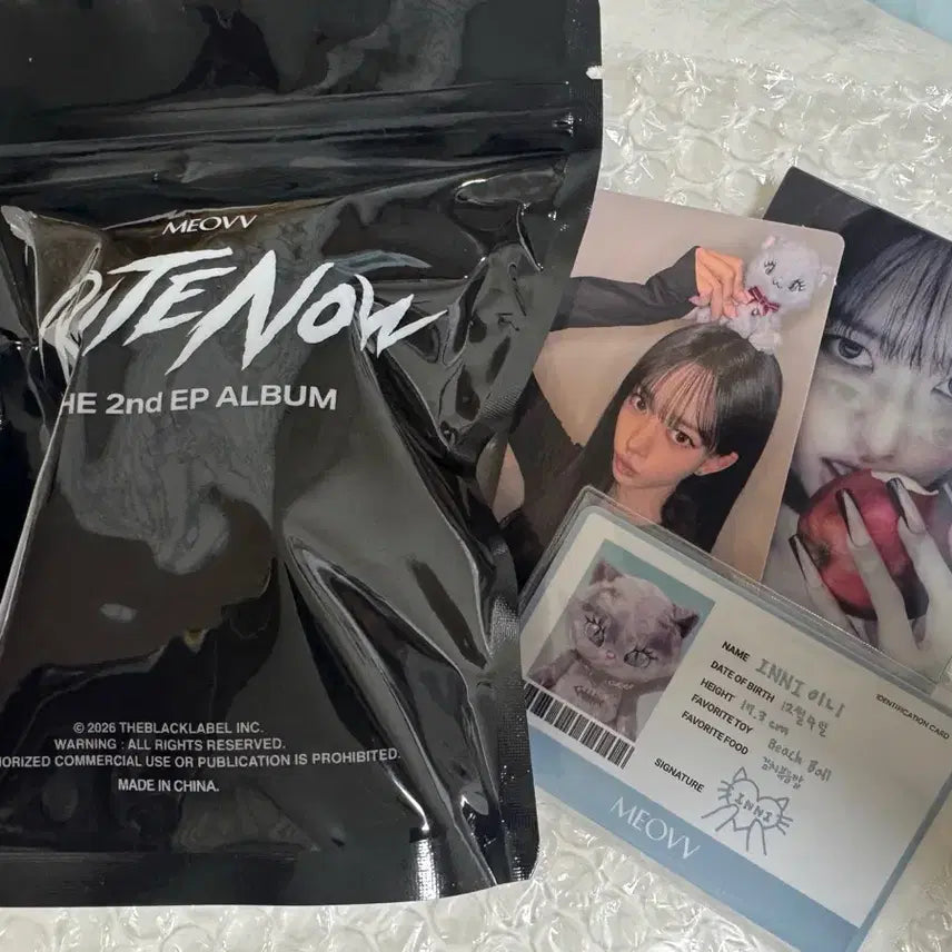 [BUNJANG] MEOVV Kitty Plush Stuffed Animal Doll / 미야오 MEOVV 키티플러쉬 키티플러시 kitty plush 앨범 수인 인형