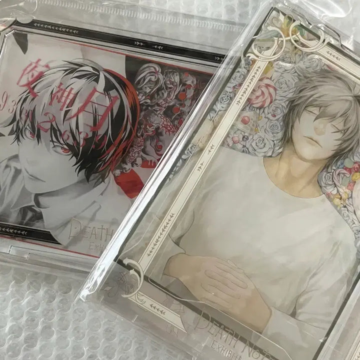[BUNJANG] Death Note Original Illustration Exhibition Limited L &amp; Light Acrylic Stand (Sealed) / 데스노트 원화전 한정 엘 L 라이토 아크릴스탠드 미개봉