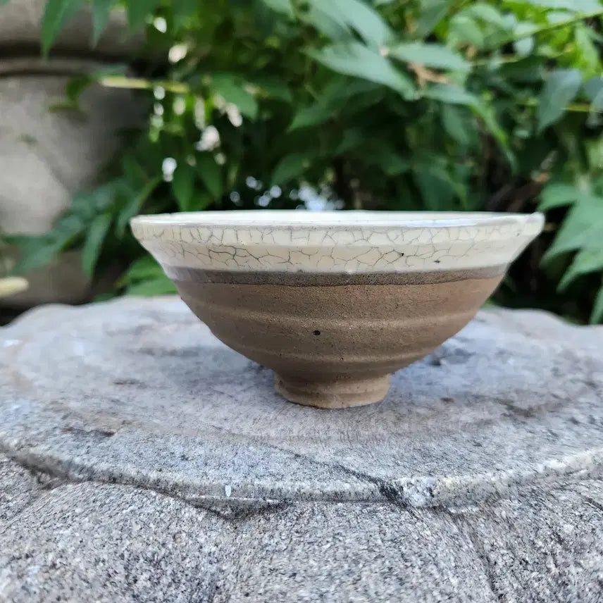 [BUNJANG] Buncheong Bandumbeom Dawon Tea Bowl / 분청 반덤벙 다완