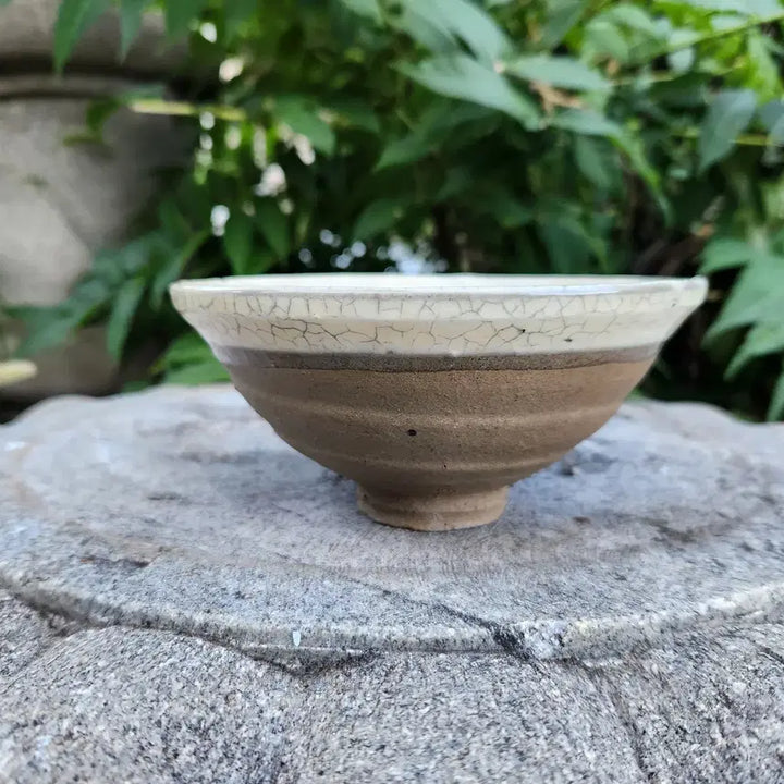 [BUNJANG] Buncheong Bandumbeom Dawon Tea Bowl / 분청 반덤벙 다완