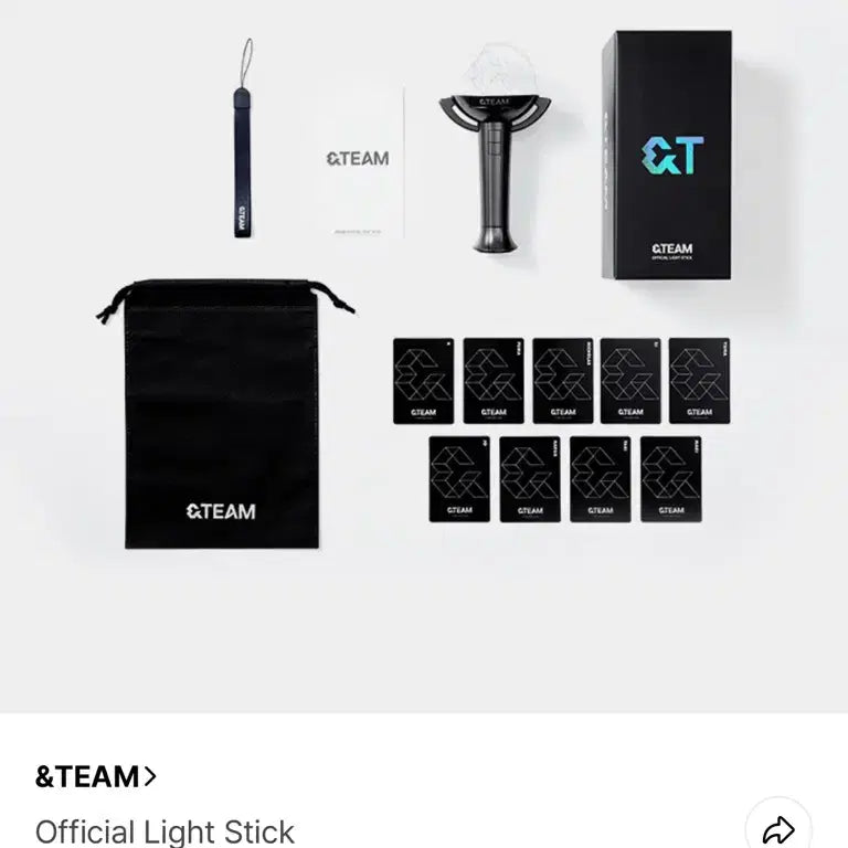 [BUNJANG] &amp;Team Official Lightstick / 앤팀 &amp;team 응원봉 양도