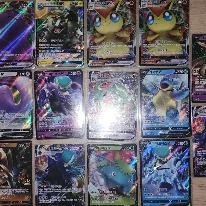 [BUNJANG] Pokemon Cards RR/RRR Grade 35 Cards / 포켓몬 카드 rr/rrr등급 35장 도감용