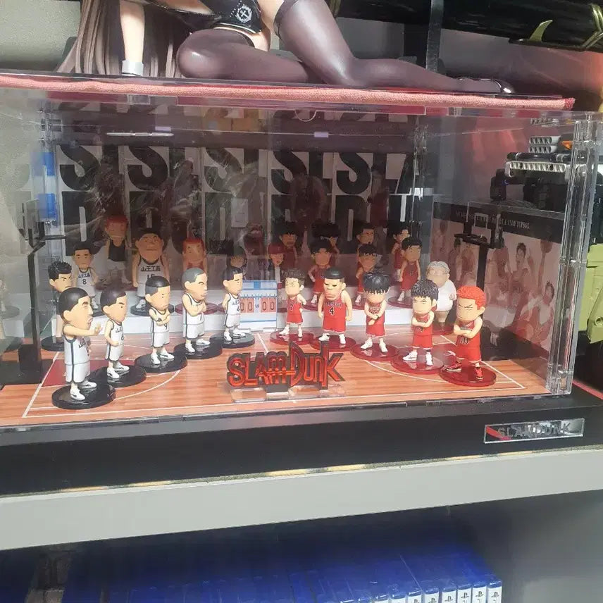 [BUNJANG] Toei SD Slam Dunk Figure Set with Display Case / 토에이 sd슬램덩크 피규어 판매합니다