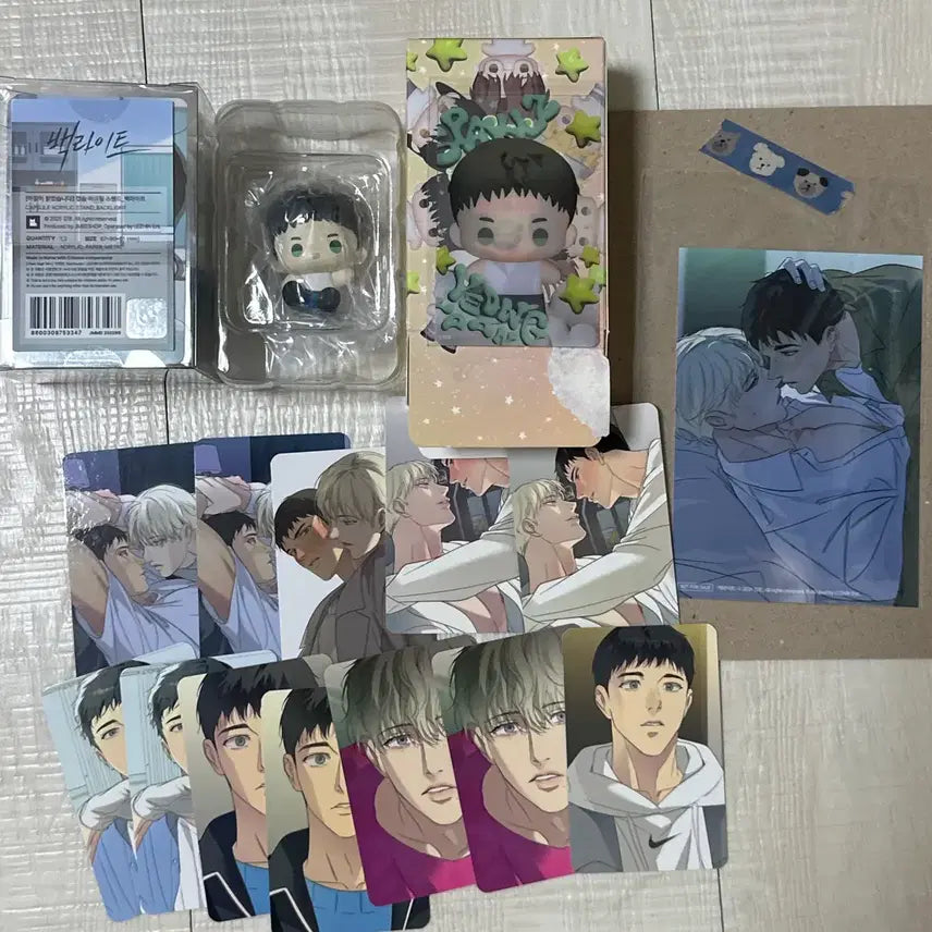 [BUNJANG] Sparkles Backlight Baek Young-woon Figure Capsule Acrylic Photocard Bundle Set / 스파클즈 백라이트 백영운 피규어 캡슐 아크릴 포카 12장 일괄
