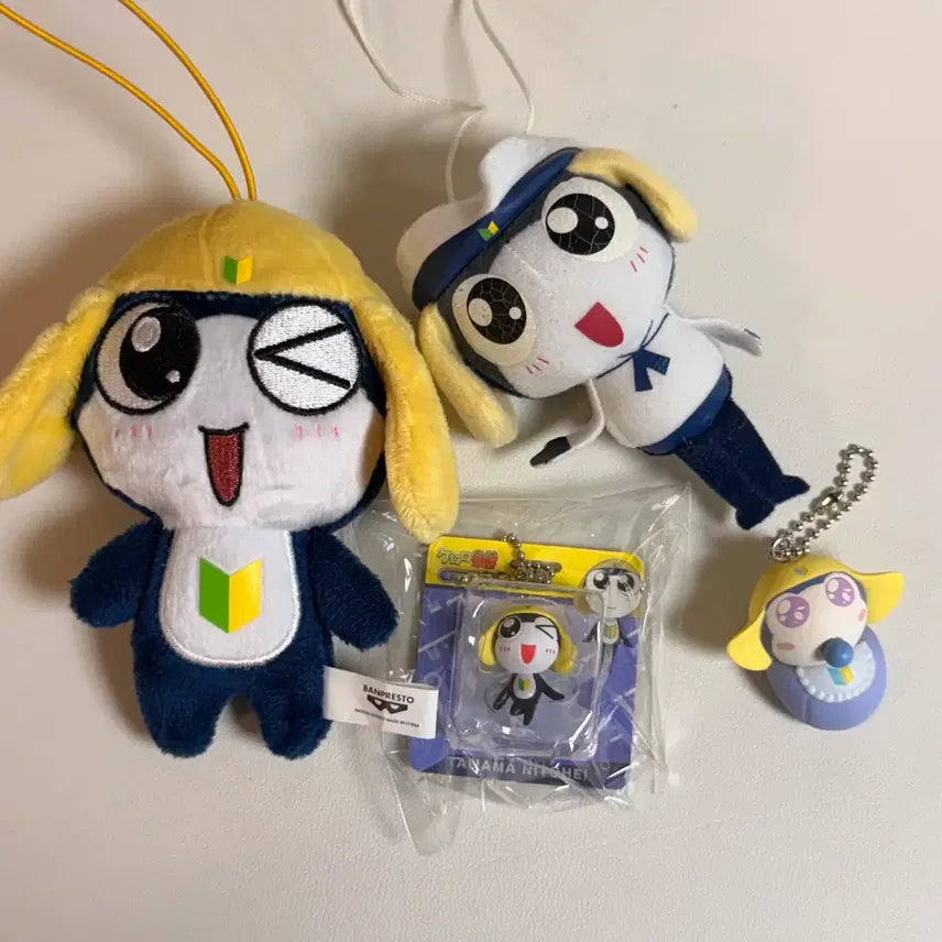 [BUNJANG] Sgt. Frog Tamama Vintage Doll + Doll + Keychain Bundle Set / (케로로중사) 타마마 고전인형 + 인형 + 키링 일괄
