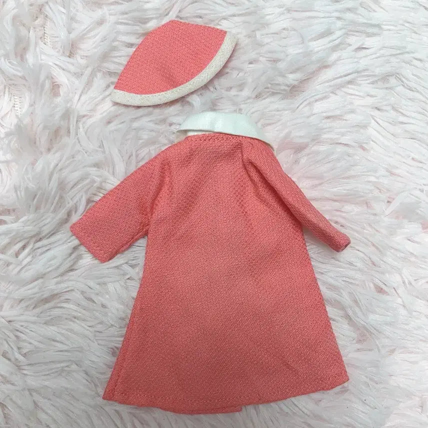 [BUNJANG] Pepper Doll Pink Coat and Hat Set / 페퍼인형 옷 리카