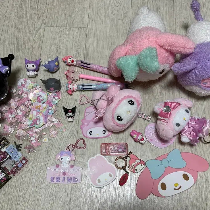 [BUNJANG] Kuromi My Melody Bundle Set (Includes Japanese Items) / 쿠로미 마이멜로디 상품 일괄(일본 상품 포함)