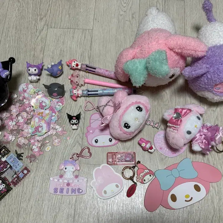 [BUNJANG] Kuromi My Melody Bundle Set (Includes Japanese Items) / 쿠로미 마이멜로디 상품 일괄(일본 상품 포함)