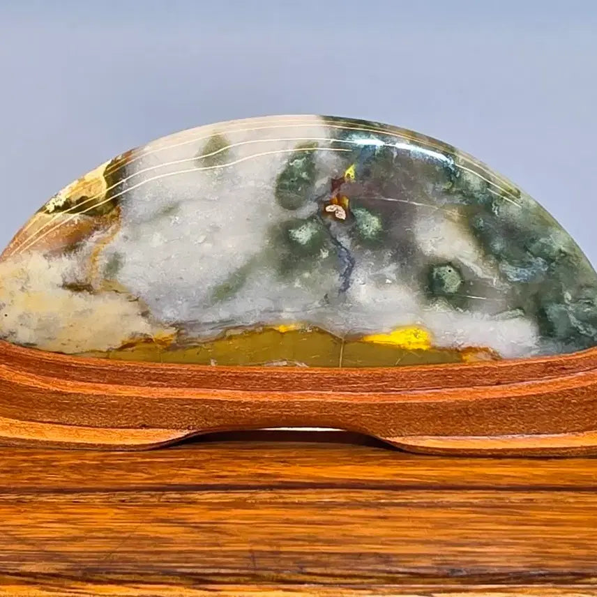 [BUNJANG] Emerald Color Agate Stone Mineral Scholars Rock / 26090321 좋은 기운을 주고 에메랄드 컬러가 영롱한 컬러마노석 광물 수석 팝니다
