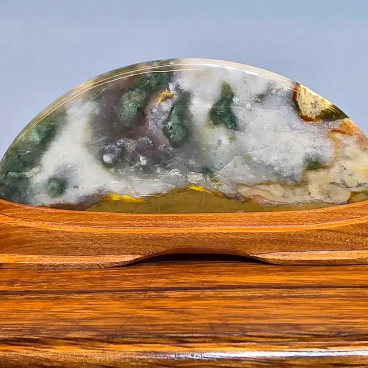 [BUNJANG] Emerald Color Agate Stone Mineral Scholars Rock / 26090321 좋은 기운을 주고 에메랄드 컬러가 영롱한 컬러마노석 광물 수석 팝니다