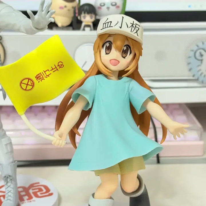 [BUNJANG] Cells at Work! Platelet &amp; Neutrophil Figure Bundle / 일하는세포 혈소판 백혈구 피규어 일괄