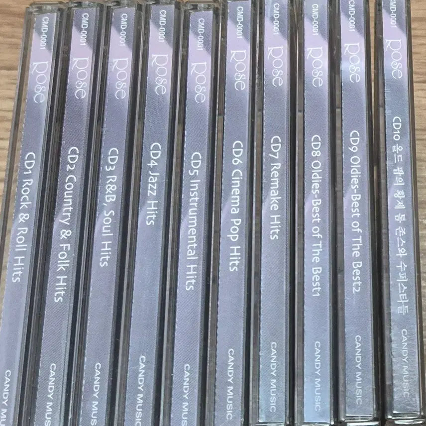 [BUNJANG] ROSE Old Pop CD 10-Disc Set / 로즈 (ROSE) CD pop앨범 10종 세트  상태 좋습니다