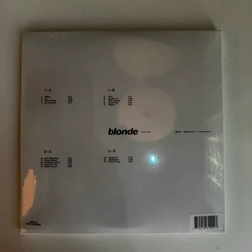 [BUNJANG] Frank Ocean BLONDE Official LP Sealed / Frank Ocean BLONDE 공홈 LP 미개봉 새상품