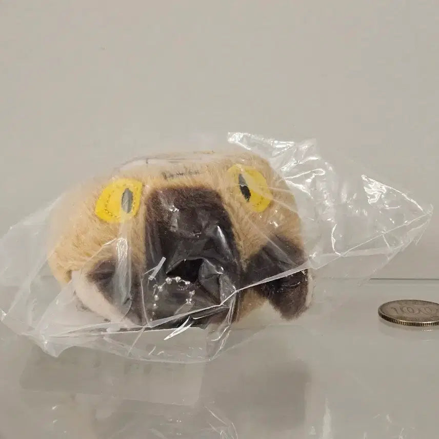 [BUNJANG] My Neighbor Totoro Catbus Face Plush Keychain / [새상품] 토토로 고양이버스 얼굴 인형 키링