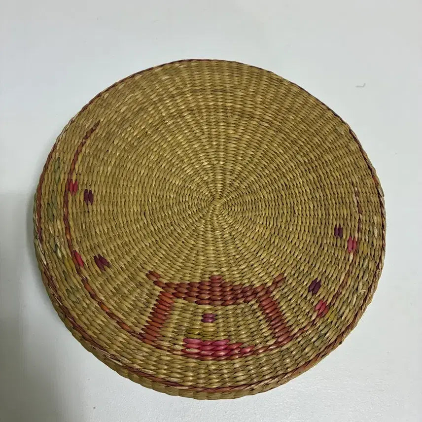 [BUNJANG] Seagrass Woven Basket Ham 20cm / 화문석 왕골 단합 바구니 함 20cm