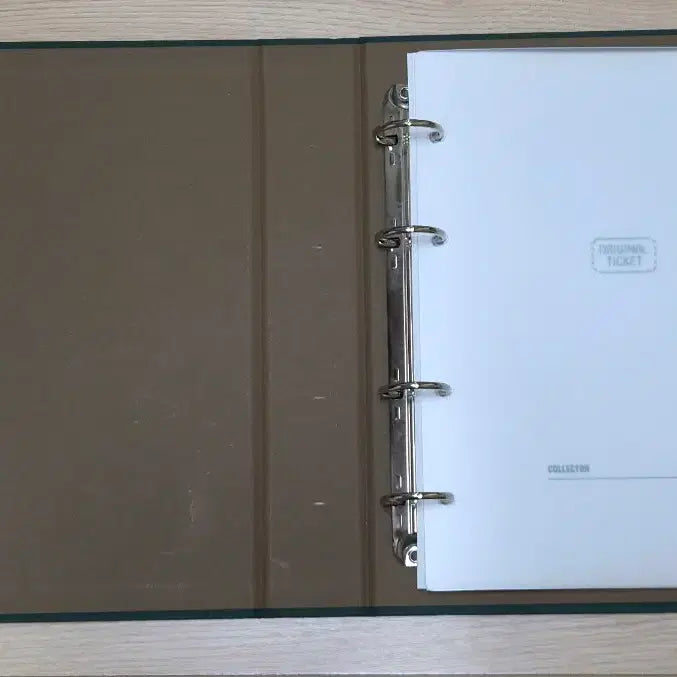[BUNJANG] Original Ticket Book Green / 오리지널티켓 북 그린