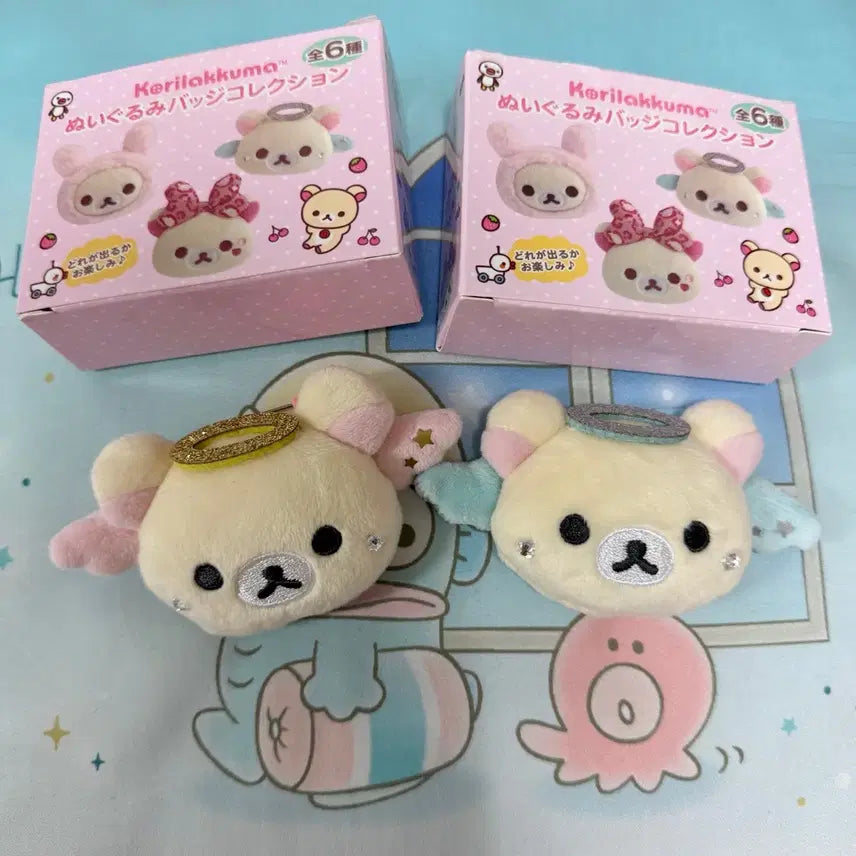 [BUNJANG] San-X Korilakkuma Full Badge Bundle Set / 산엑스 코리락쿠마 가득 뱃지 일괄