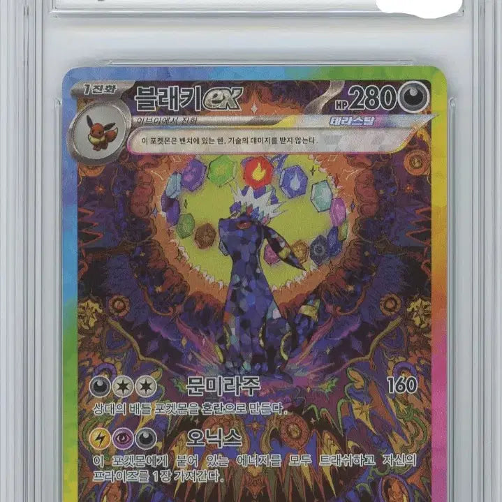 [BUNJANG] Pokemon Mega Charizard X SAR (BRG 10) &amp; Umbreon SAR (BRG 9) Card Set / 포켓몬 메가 리자몽X SAR(BRG 10) &amp;블래키 SAR (BRG 9)