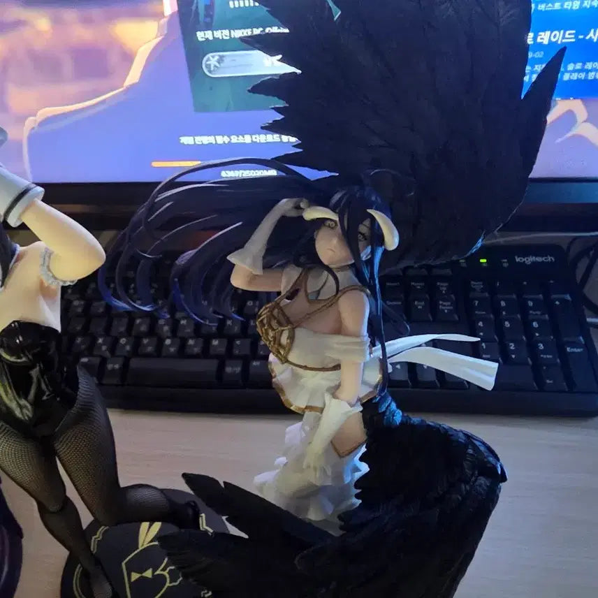 [BUNJANG] Overlord Albedo &amp; Narberal Gamma Figure Bundle Set / 오버로드 알베도, 나베랄 피규어 일괄