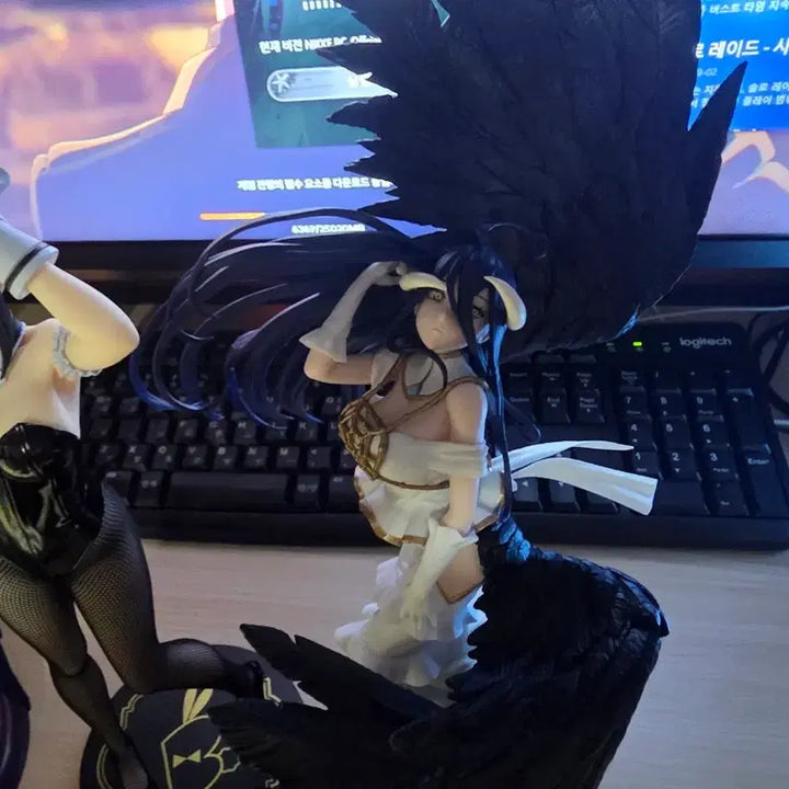 [BUNJANG] Overlord Albedo &amp; Narberal Gamma Figure Bundle Set / 오버로드 알베도, 나베랄 피규어 일괄