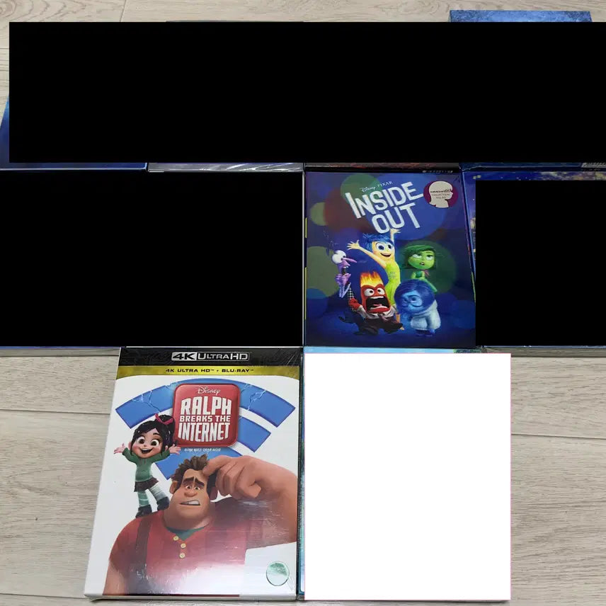 [BUNJANG] Inside Out &amp; Wreck-It Ralph 4K Blu-ray Bundle (Sealed) / 디즈니 인사이드아웃,랄프 4K 블루레이 일괄 8만